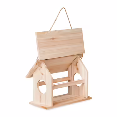 Relaxdays Vogelfutterhaus aus Holz
