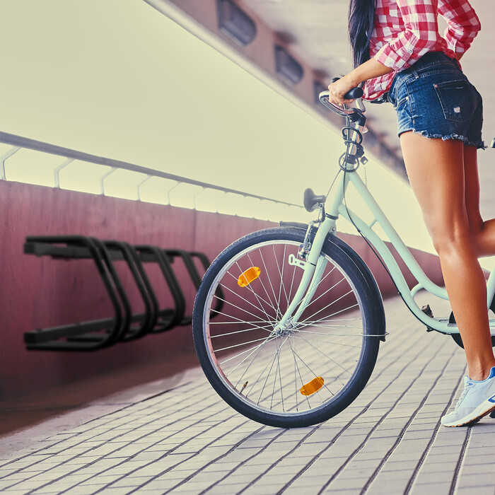 Relaxdays Fahrradständer für 5 Fahrräder