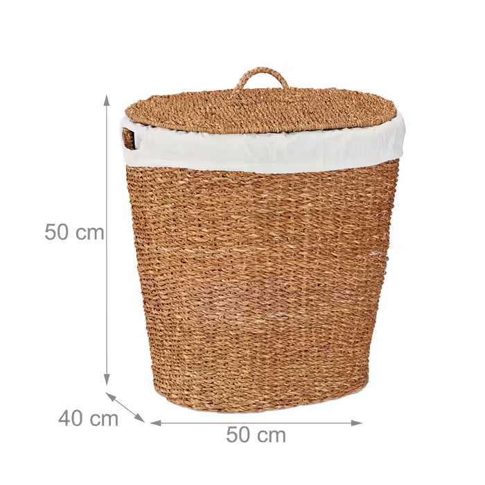Relaxdays Wäschekorb 50 L