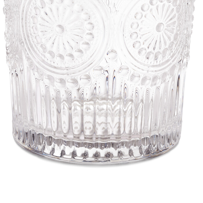 Relaxdays Vintage Trinkgläser 4er Set 300 ml