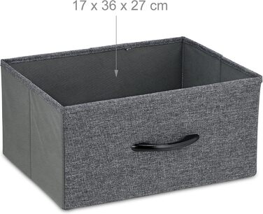 Relaxdays Kommode, 63x80x30 cm, Metall & Holzoptik, 6 Stoff-Schubladen, Moderne Beistellkommode, Mehrfarbig