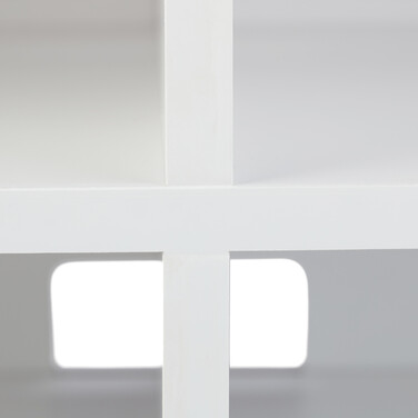 Relaxdays TV Board mit 4 Fächern rollbar