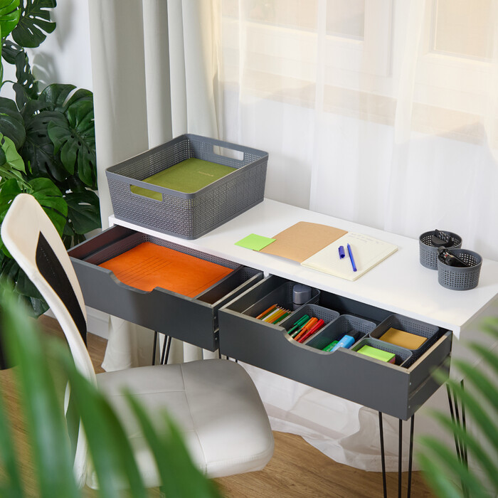 Relaxdays Schubladen Organizer im 10-tlg. Set