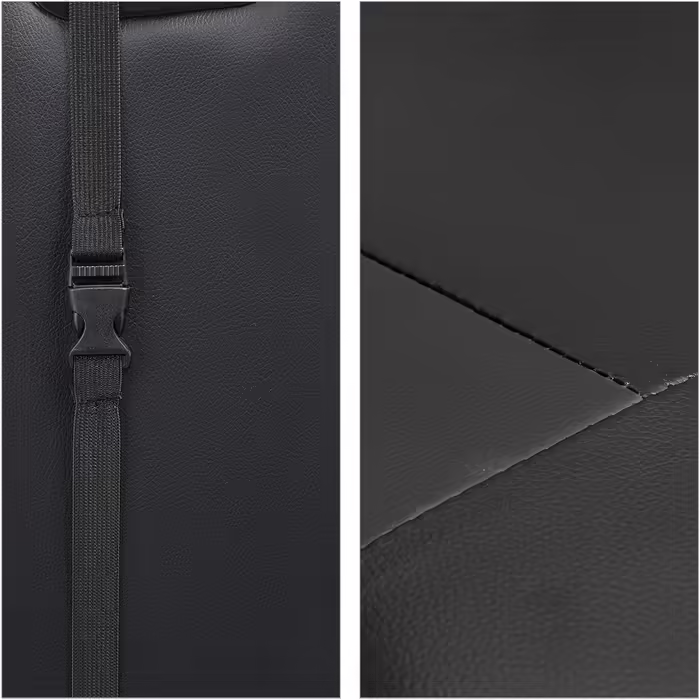 Relaxdays Gaming Stuhl, Racing Look, drehbar, höhenverstellbar, Kopf-& Lendenkissen, HxBxT: 133x68x60 cm, (Schwarz)