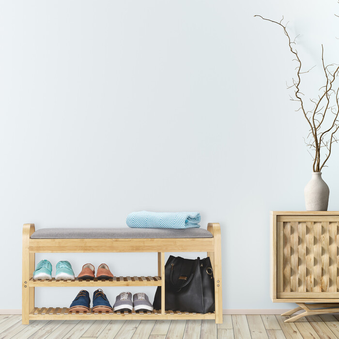 Relaxdays Schuhbank mit Stauraum