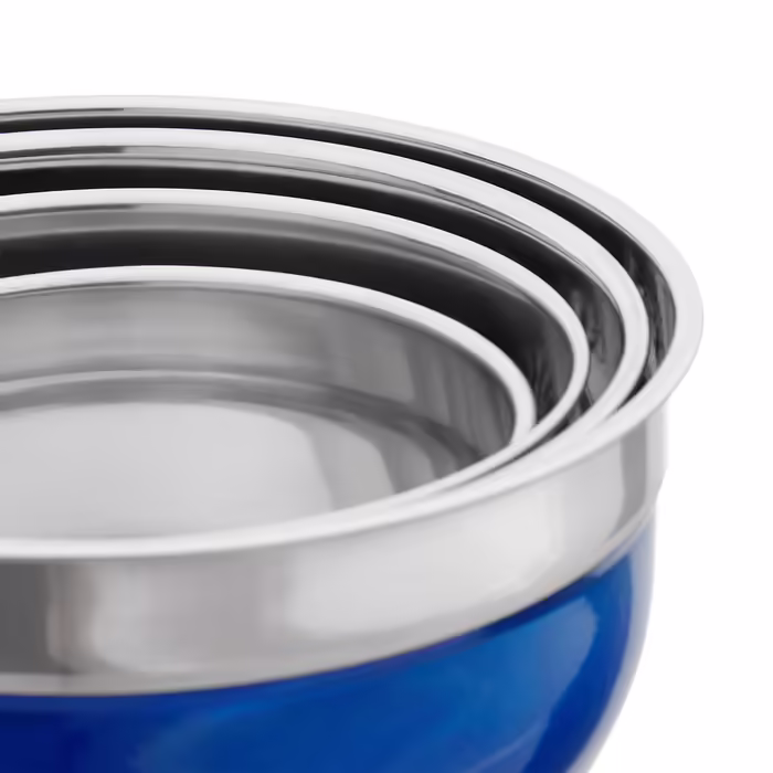 Relaxdays Schüssel Set mit Deckel 4-teilig