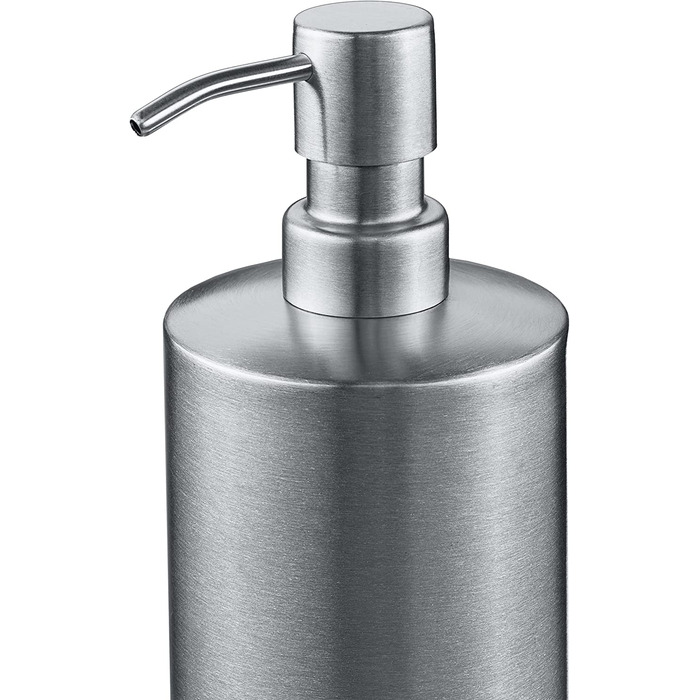 Relaxdays Badezimmer Set, 4-teilig, Seifenspender, Seifenschale, Zahnputzbecher, Zahnbürstenhalter, Edelstahl, Silber 1003887