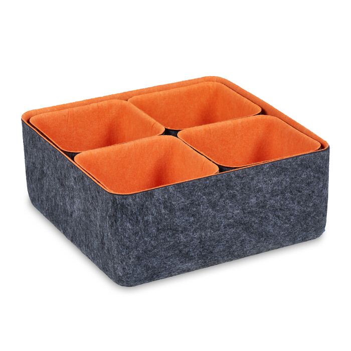 Relaxdays Schubladen Organizer 5er Set