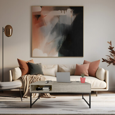 Relaxdays Aufklappbarer Couchtisch