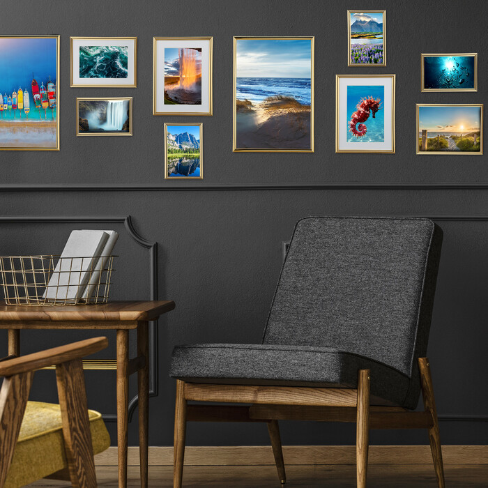 Relaxdays Bilderrahmen 2er Set 20x30 cm