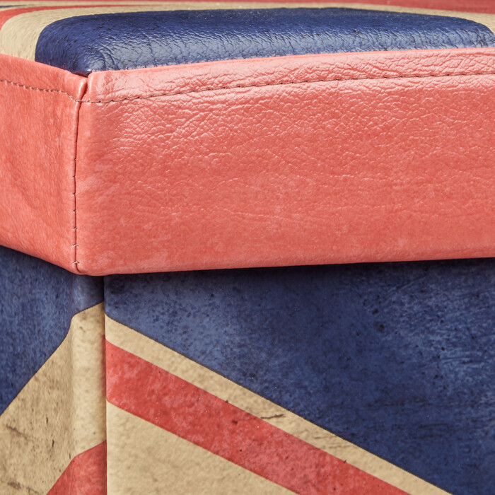 Relaxdays Sitzhocker mit Stauraum Trendmotiv