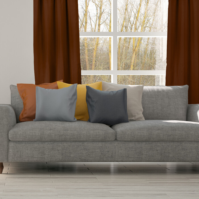 Relaxdays Verdunklungsvorhänge mit Ösen 2er-Set