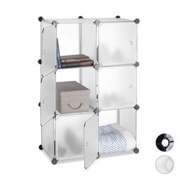 Relaxdays Regalsystem mit 6 Türen