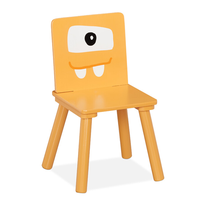 Relaxdays 3-teilige Kindersitzgruppe Monster-Motiv