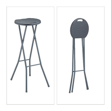 Relaxdays Barhocker 2er Set