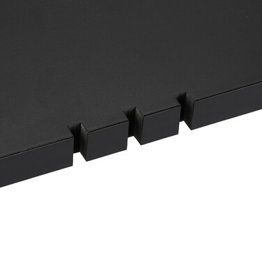 Relaxdays Schwarzer Monitorständer für 2 Monitore