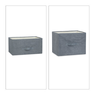 Relaxdays Regalsystem verschiedene Varianten grau