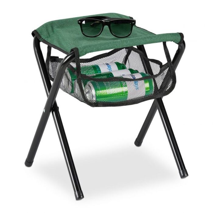 Relaxdays Grüner Klapphocker bis 120 kg
