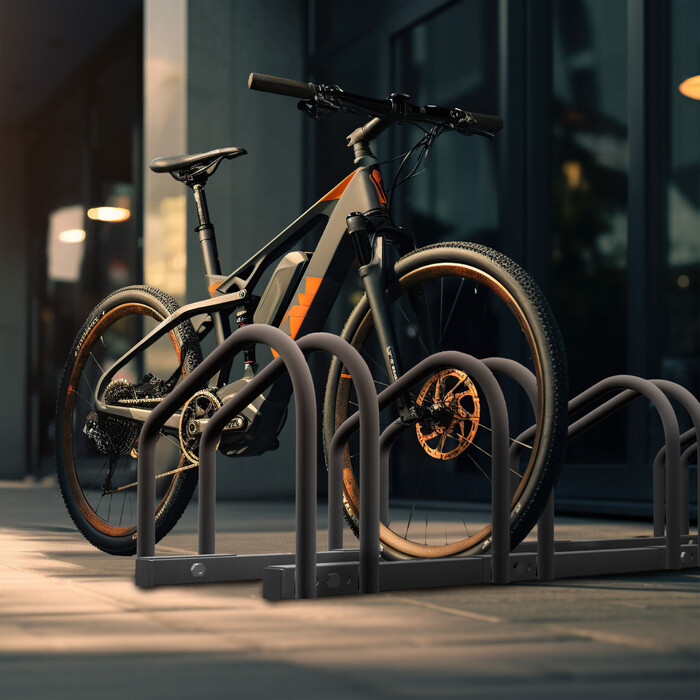 Relaxdays Fahrradständer für 6 Fahrräder