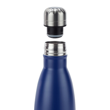 Relaxdays Trinkflasche Edelstahl
