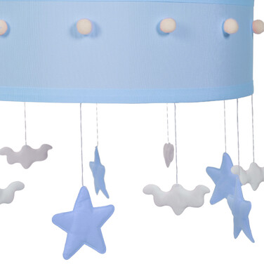 Relaxdays Hängelampe Kinderzimmer Himmel