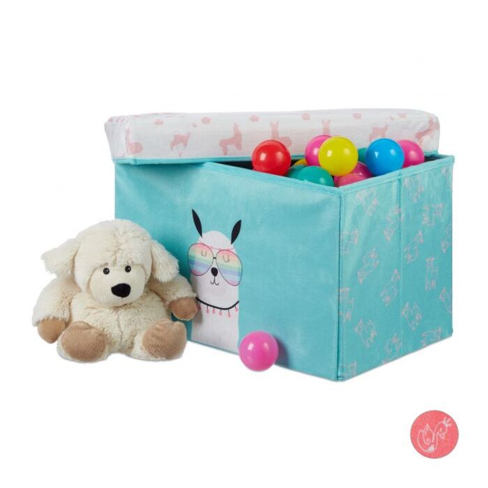Relaxdays Sitzbox Kinder mit Motiv