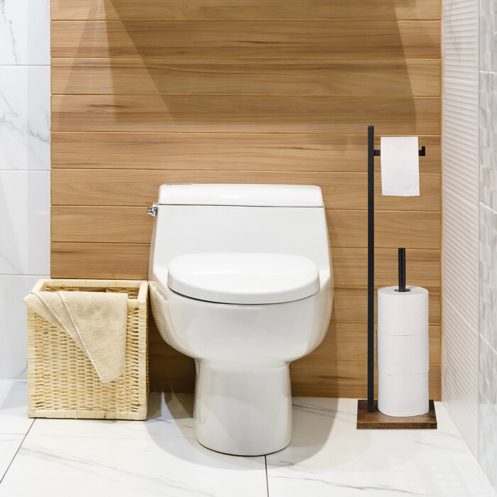 Relaxdays Toilettenpapierhalter für 5 Rollen