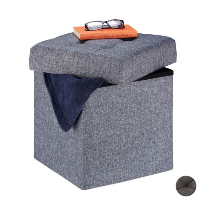 Relaxdays Sitzhocker mit Stauraum