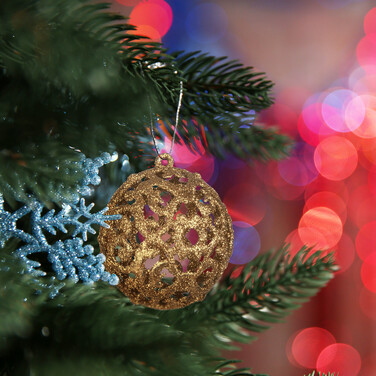 Relaxdays Weihnachtskugeln im 50er Set