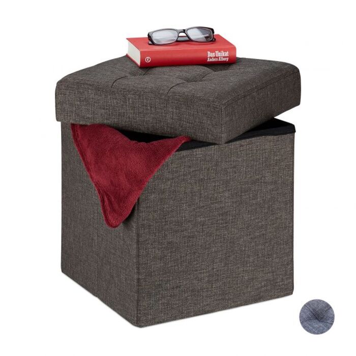 Relaxdays Sitzhocker mit Stauraum