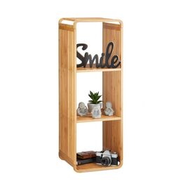 Relaxdays Bambus Regal mit Ablagen