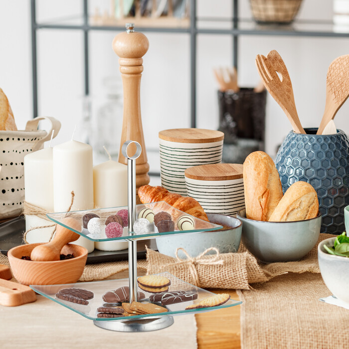 Relaxdays Etagere 2-stufig