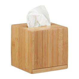 Relaxdays Kosmetiktücherbox quadratisch
