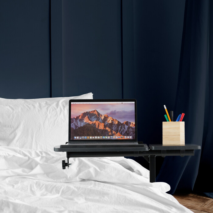Relaxdays Laptoptisch höhenverstellbar mit Rollen