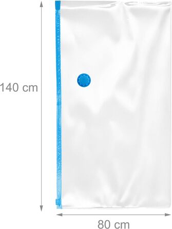 Relaxdays Unterbettkommode Vakuum 2er Set HBT 15x100x45 cm, Kleidung, Bettwäsche, Aufbewahrungstasche Vakuumbeutel, grau