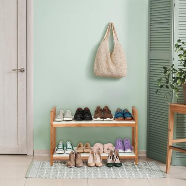 Relaxdays Schuhbank, Schuhregal mit Sitzfläche
