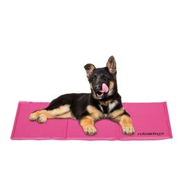 Relaxdays Pinke Kühlmatte für Hunde