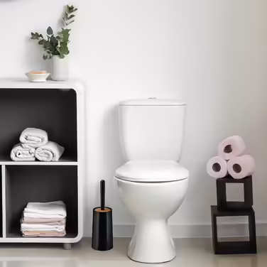Relaxdays Toilettenbürste mit Behälter