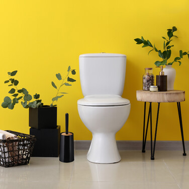 Relaxdays Toilettenbürste mit Behälter