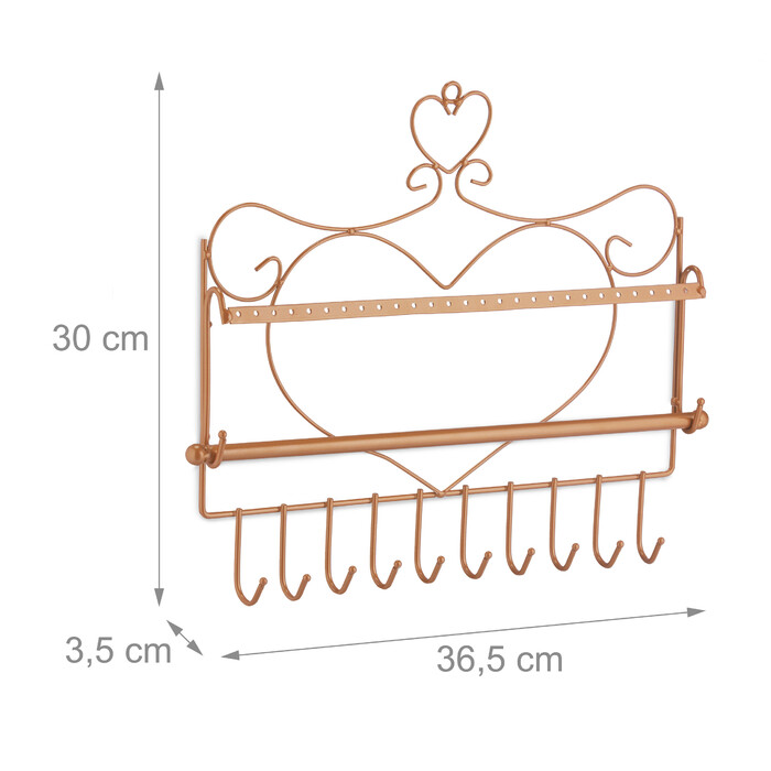 Relaxdays Wand Schmuckhalter