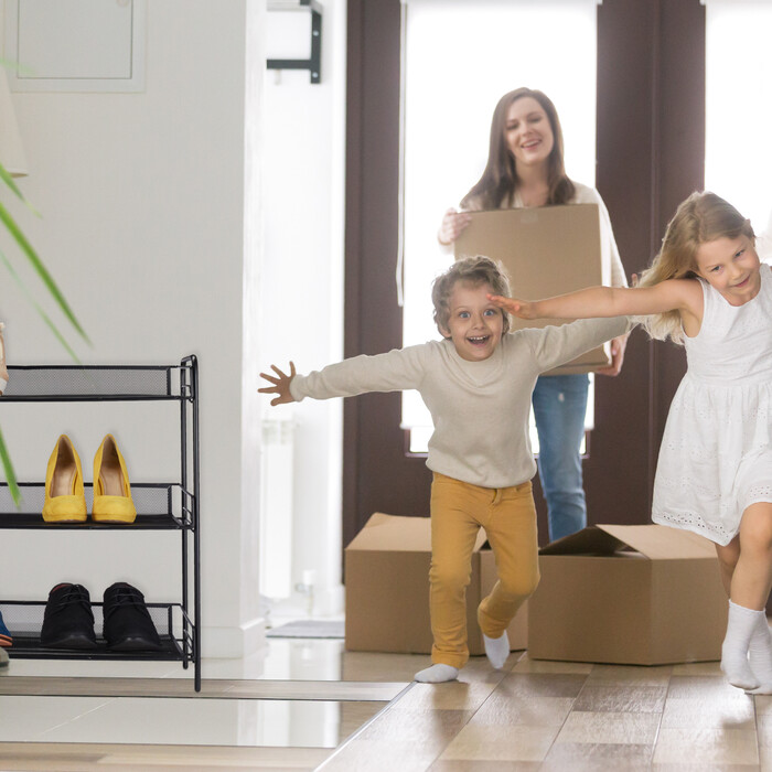 Relaxdays Schuhregal mit 3 Ablagen