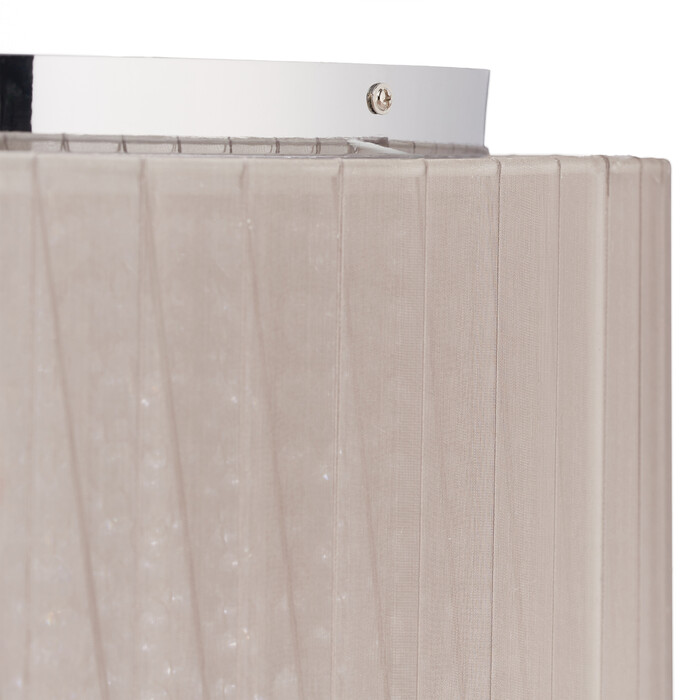 Relaxdays Deckenlampe Organza Kristall