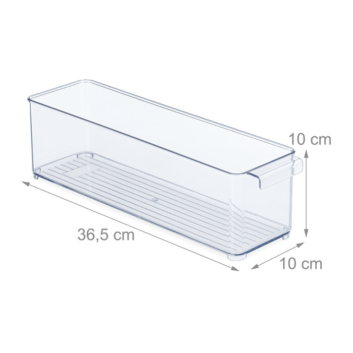 Relaxdays Länglicher Kühlschrank Organizer