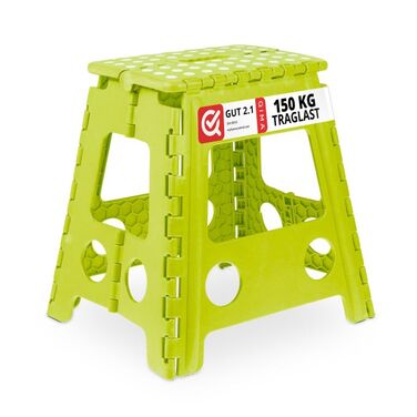 Relaxdays Klapphocker faltbar XL Grün
