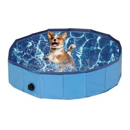 Relaxdays Blauer Hundepool