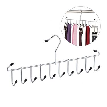 Relaxdays Gürtelhalter mit 12 Haken