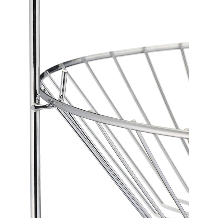 Relaxdays Obst Etagere 3-stöckig, XXL Obstkorb