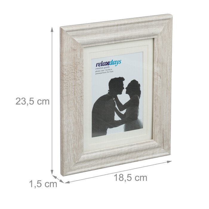 Relaxdays 10er Set Bilderrahmen 13x18 cm