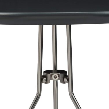 Relaxdays Beistelltisch 2er-Set, runde Satztische mit Metallgestell, Ablagetische, Tischplatte 40 u. 48 cm, MDF,  Standard (Grau)