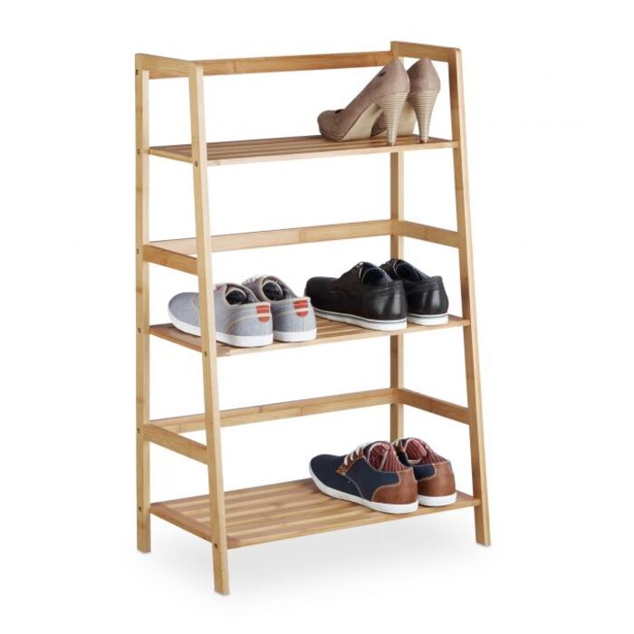Relaxdays Standregal Bambus